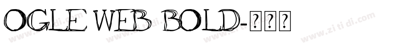 ogle Web Bold字体转换